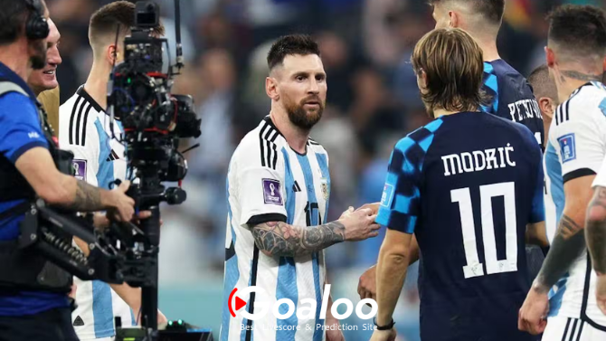 Luka ModriĆ Wishes Lionel Messi Luck In The World Cup Final